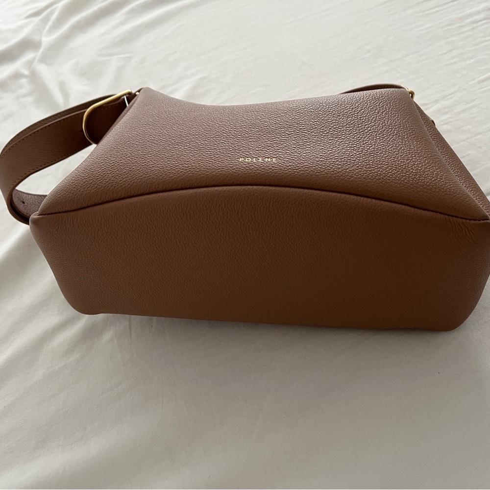 Brown Leather Shoulder Bag - Sleek Everyday Carry - Picture 2 of 7